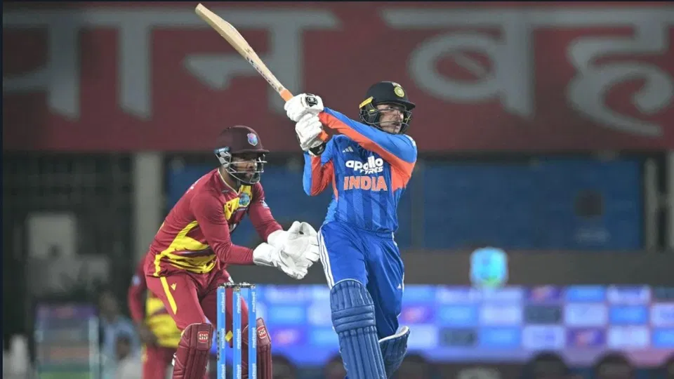 Abhishek Sharma Slams Fastest T20I Fifty By An Indian vs West Indies To Break Kohli, Samson's Feat